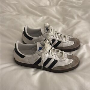 Adidas Samba White Black Sneakers